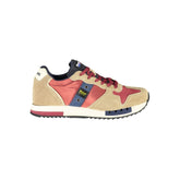 Blauer Beige Sports Sneakers with Contrast Accents -   -  Blauer.